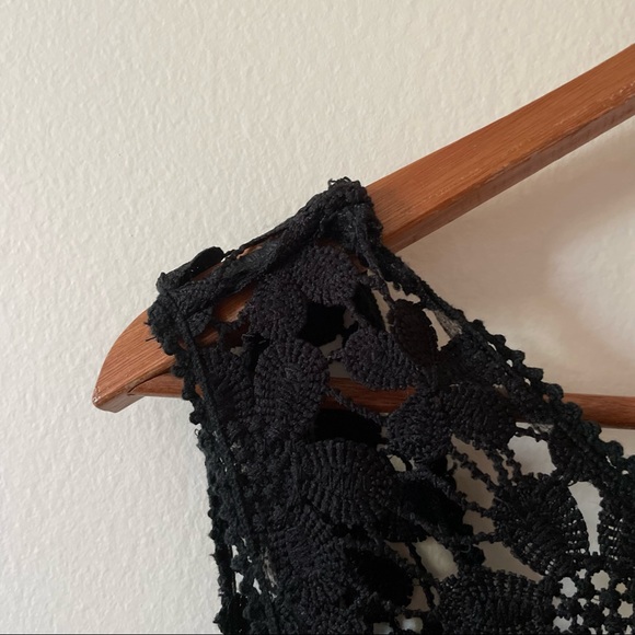 Black Lace Maxi Dress - Picture 10 of 10